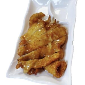 POLLO CRUJIENTE CON SALSA DE LIMÓN